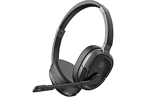 Bluetooth Headphones with Microphone for Phone: 65Hrs Working Time & Bluetooth 5.3