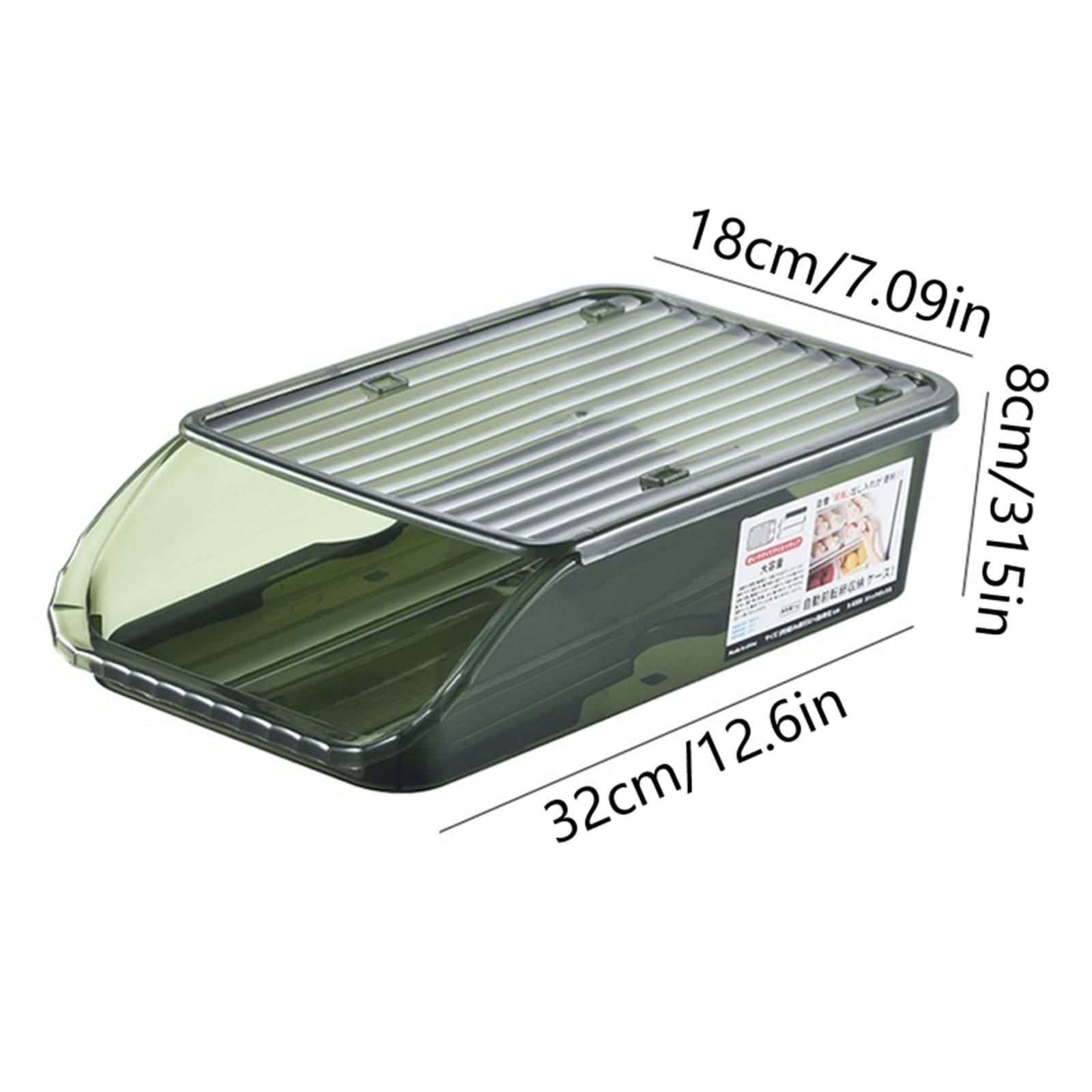 Eierbehälter für Kühlschrank, automatischer rollender Vorratsbehälter, Eierhalter für Kühlschrank, Küchen-Organizer, Haushalt, Eierkartons