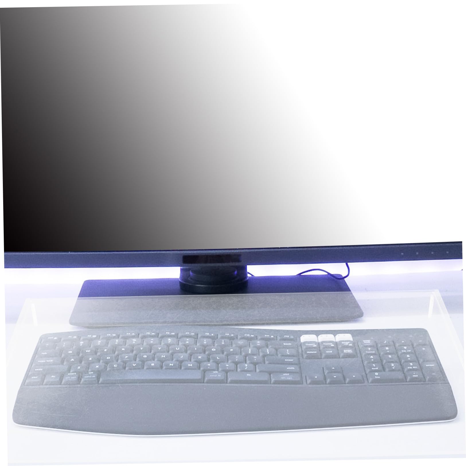 Garneck Transparente Acryl Tastaturabdeckung Staubdicht Und Schmutzabweisend Universelle Schutzfolie Für Laptops Und Desktop-tastaturen