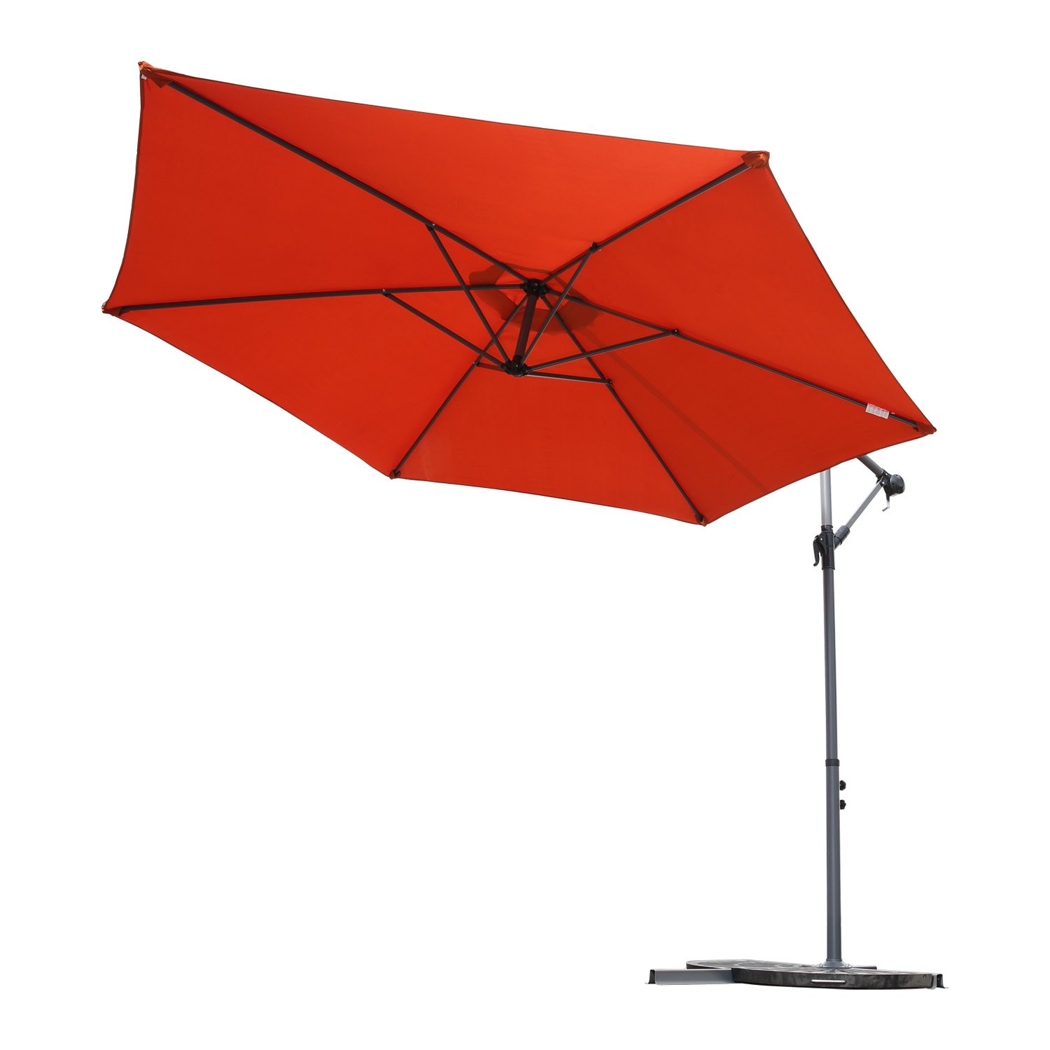 Angel Living 3M Jardin Cantilever Sombrilla Patio Exterior Paraguas Colgando Banana Sun Shade