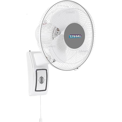STARVIN High Speed Wall Fan Powerful Motor 12 Inch Oscillati