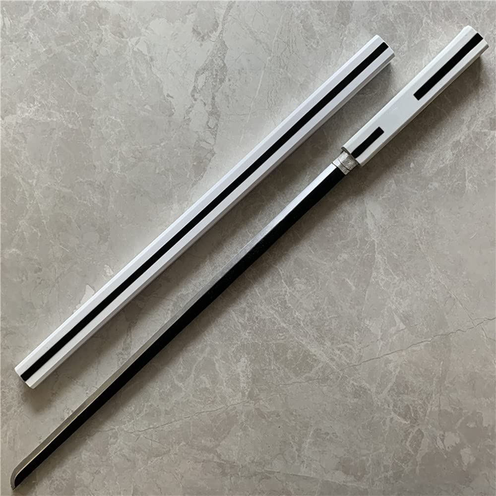 damdos Halloween Prop PU Foam Swords for Cospplay Sword + Scabbard Weapons Role Playing Prop Xmas Birthdays Gifts of Men Women Black