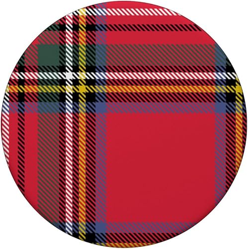 Miniatura 3 de PopSockets de Navidad a cuadros rojos PopGrip intercambiables