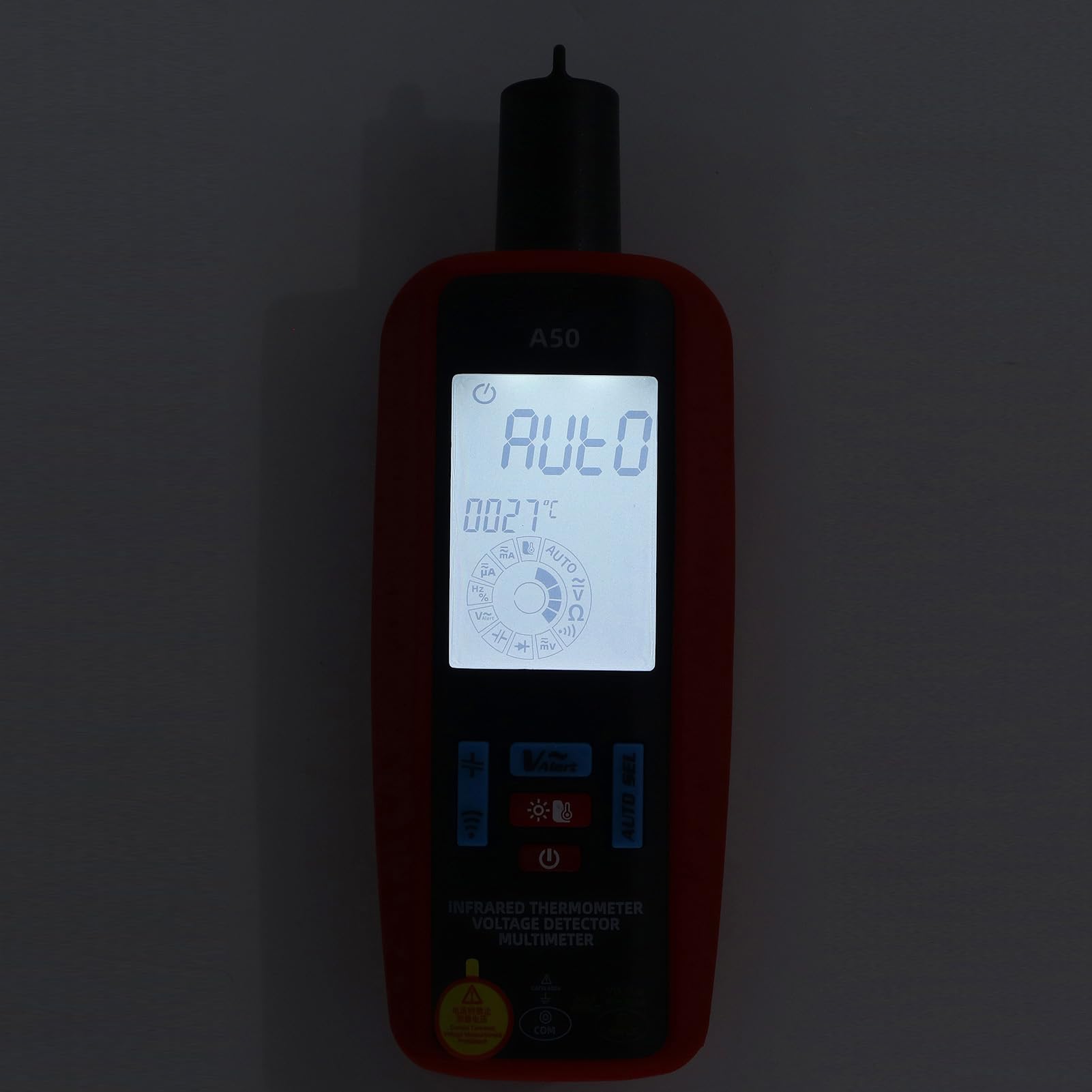 Schimer Digitaler Multimeter-Teststift, Kompakter Intelligenter Spannungsdetektor für den Privaten und Industriellen Einsatz, Wiederaufladbar, A50