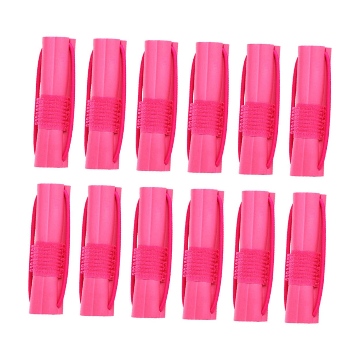 Ipetboom 18Pcs Curling Straps DIY Sponge Hair Rollers for Women Creative Curling Tool No Heat Damage for Home Use and Salon Styling