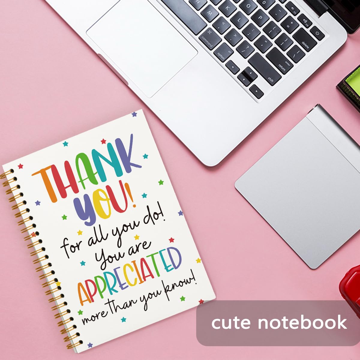 Divertente taccuino da ufficio per lavoro, regalo di apprezzamento dei dipendenti, regalo di ringraziamento per donne, forniture per ufficio per scrivania per donne e uomini, quaderni a