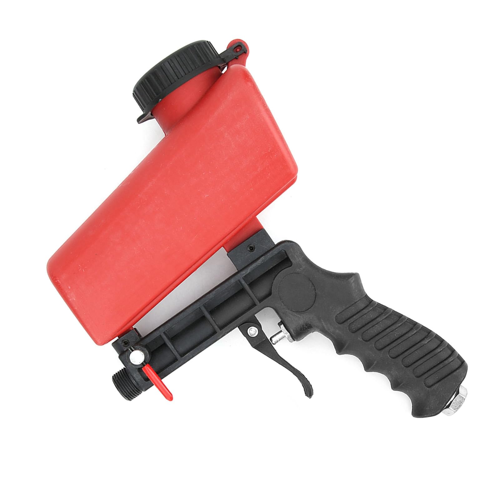 Kit de Pistolet SandBlaster 90PSI, Pistolet de Sablage Portatif à Alimentation par gravité utilisé pour éliminer la Peinture, les Taches, la Rouille, la saleté sur les Surfaces,