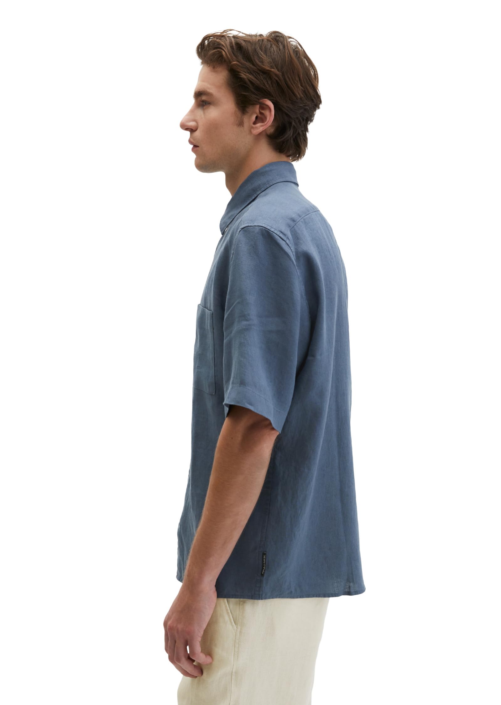 Marc OߴPolo Uomo Camicia in lino a maniche lunghe regular fit
