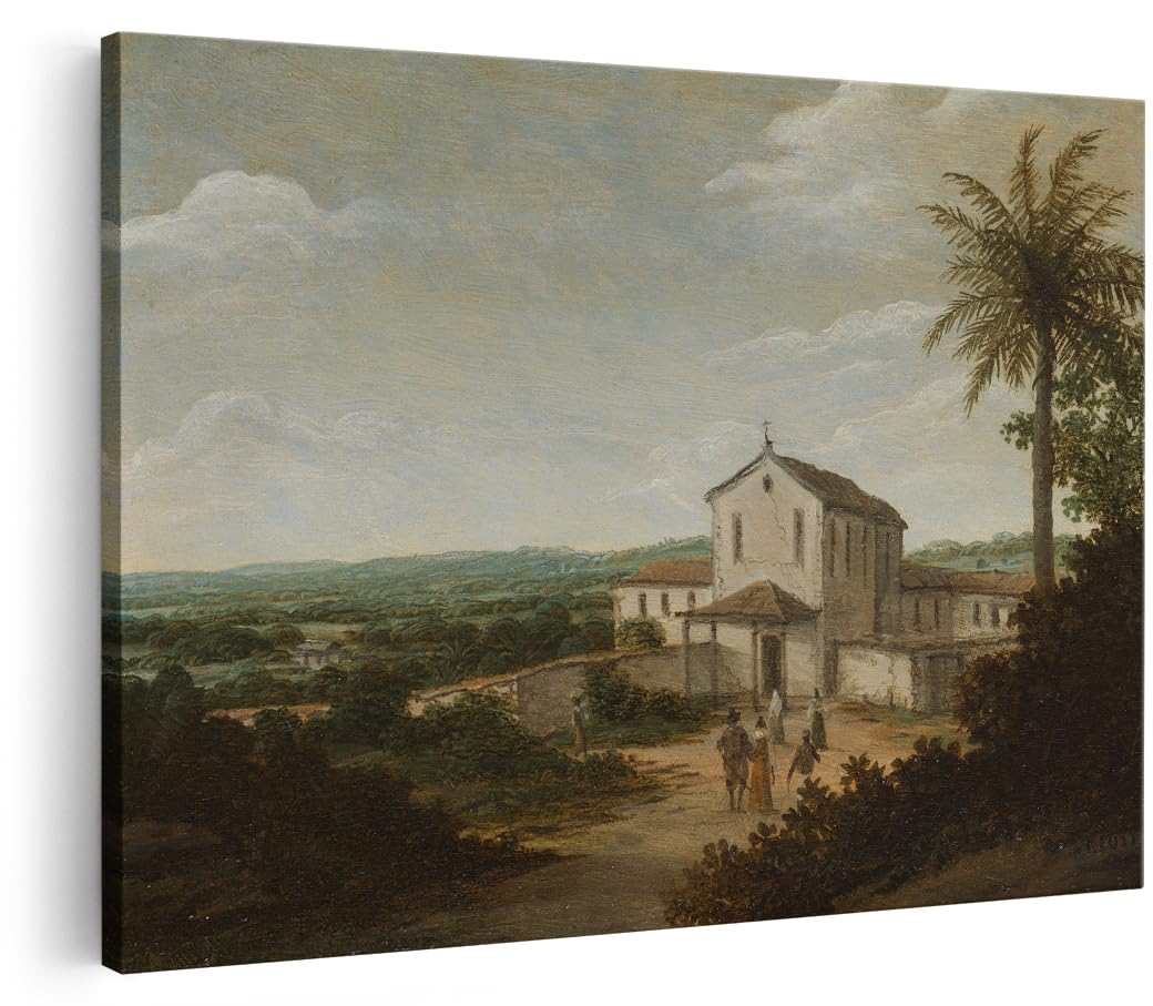Artaza Leinwand Bilder Landschaftsbilder - 60x40 cm - Wanddeko Architektur - Wandbilder Historisches Gebäude - Deko Wohnzimmer
