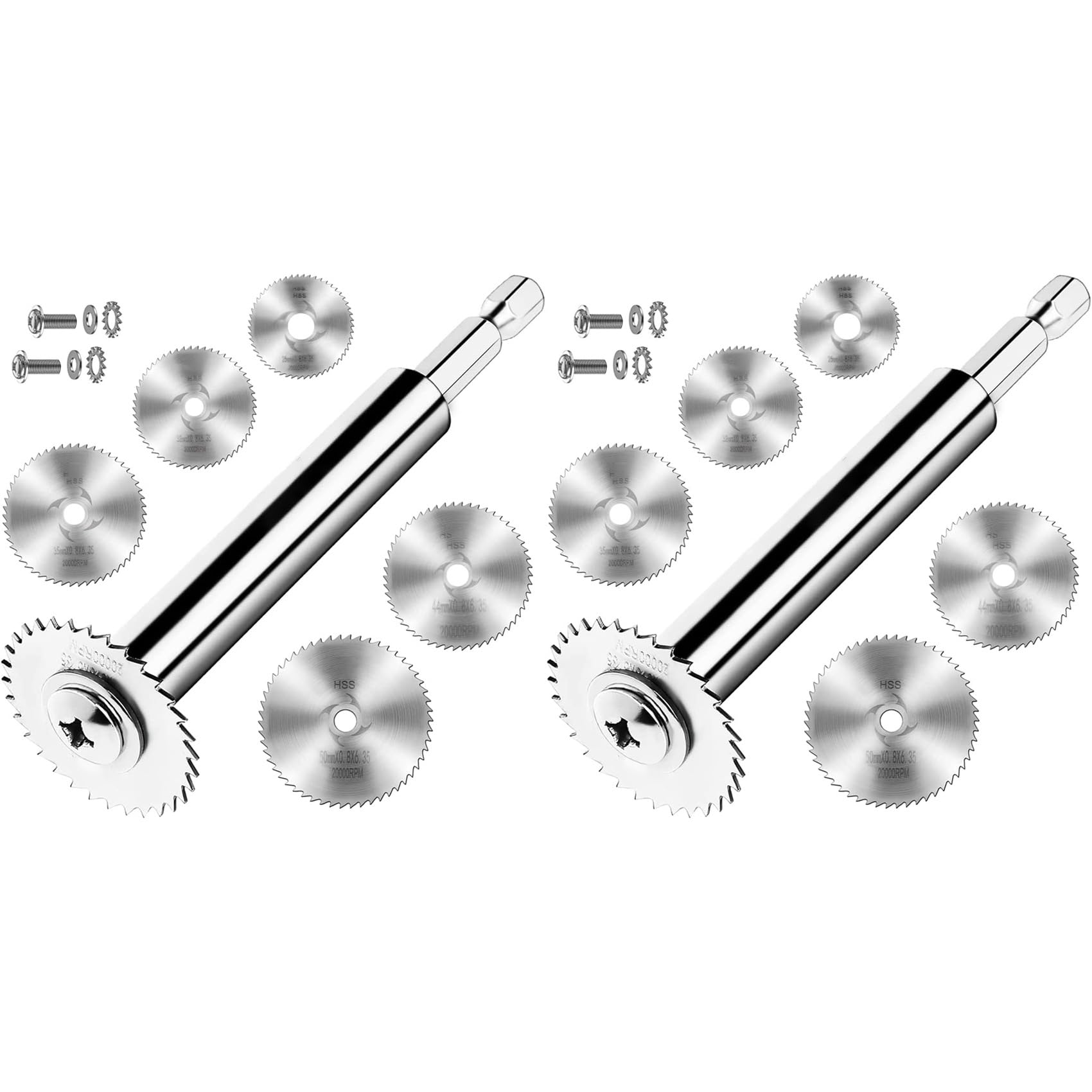 Jnchdghwa Silver Pvc Pipe Inside Cutter With 1/4Inch Hex Shank, Plumbing Inside Cutter Internal Pipe Cutter, 10Pcs Saw Blades