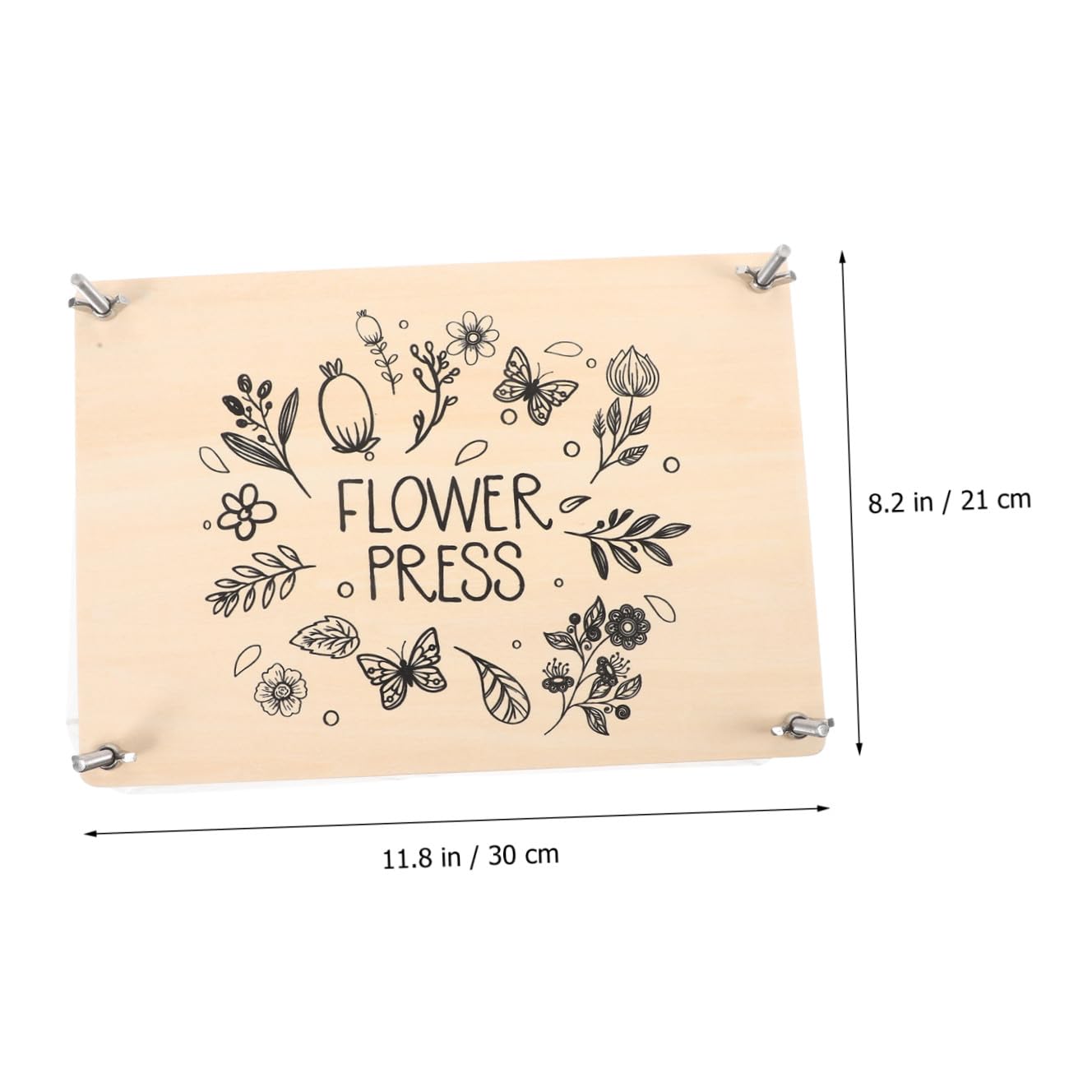 DOITOOL Kit Manualidades Prensado Flores DIY Prensa Plantas Resistente y Reutilizable Secado Uniforme para Tarjetas Scrapbooking Bodas y Arte Natural Herramienta para Amantes Plantas y