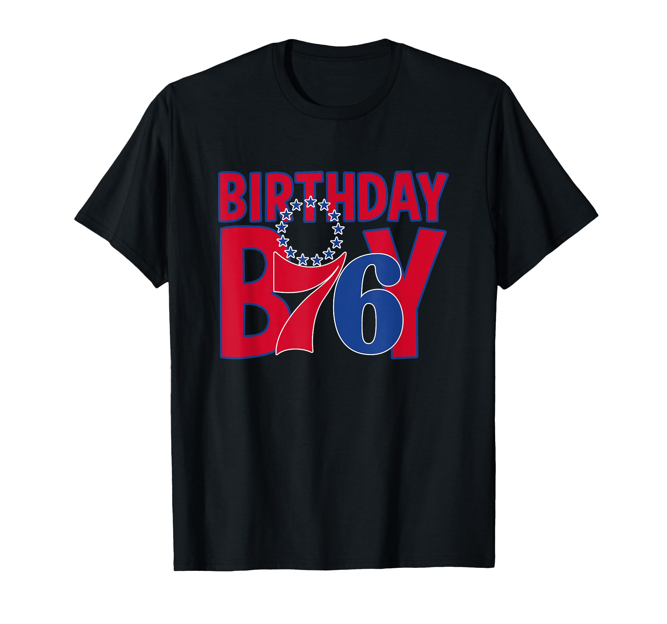 NBA Birthday Boy Philadelphia 76ers Retro Logo T-Shirt