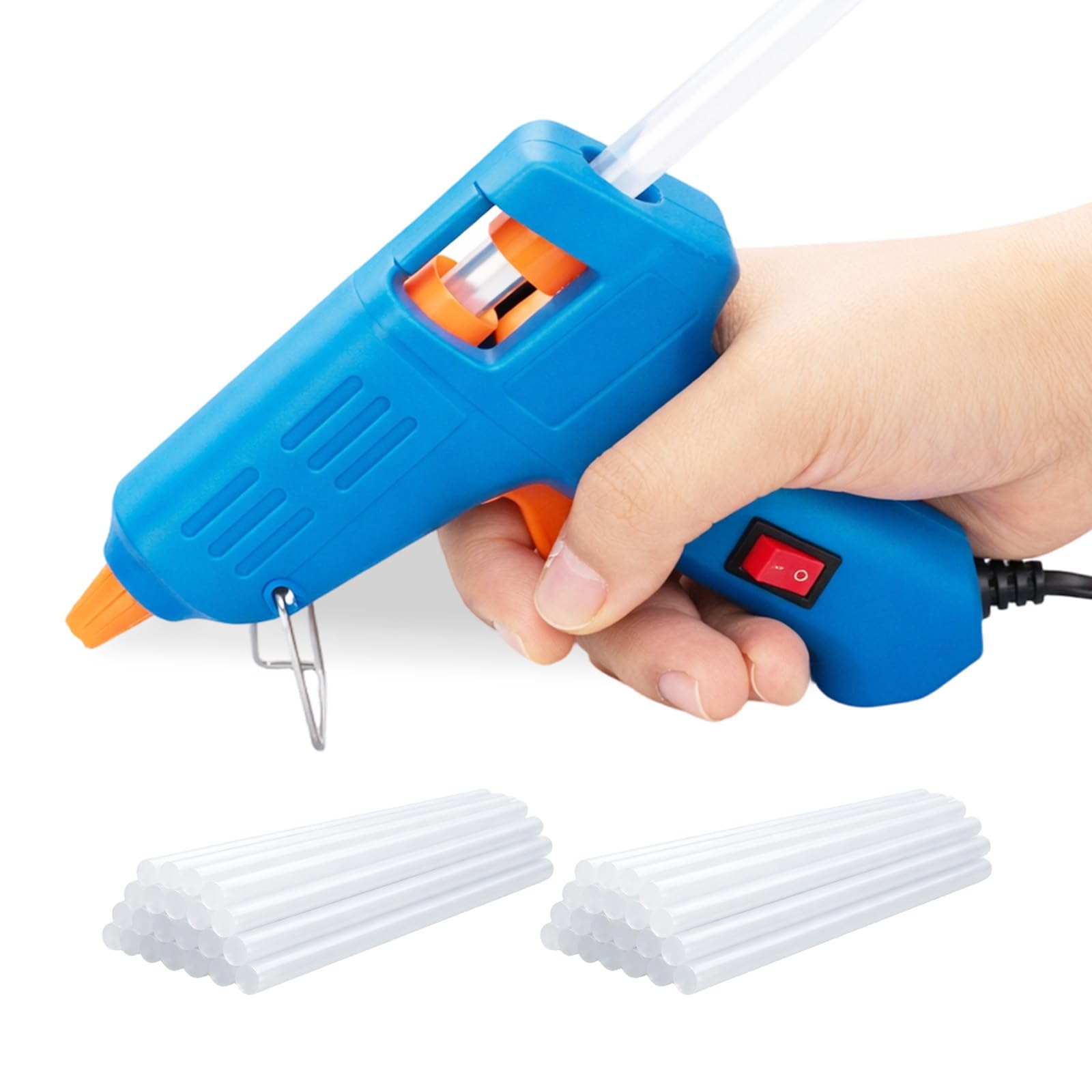 SUNNYNEST 20W Mini Hot Glue Gun Fast Heating Kit with 75PCS Glue Sticks