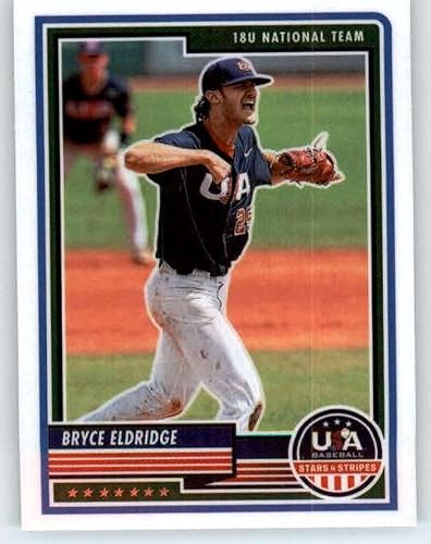 2023 Panini USA Stars and Stripes #47 Bryce Eldridge USA Baseball 18U National Team RC Rookie Baseball Trading Card