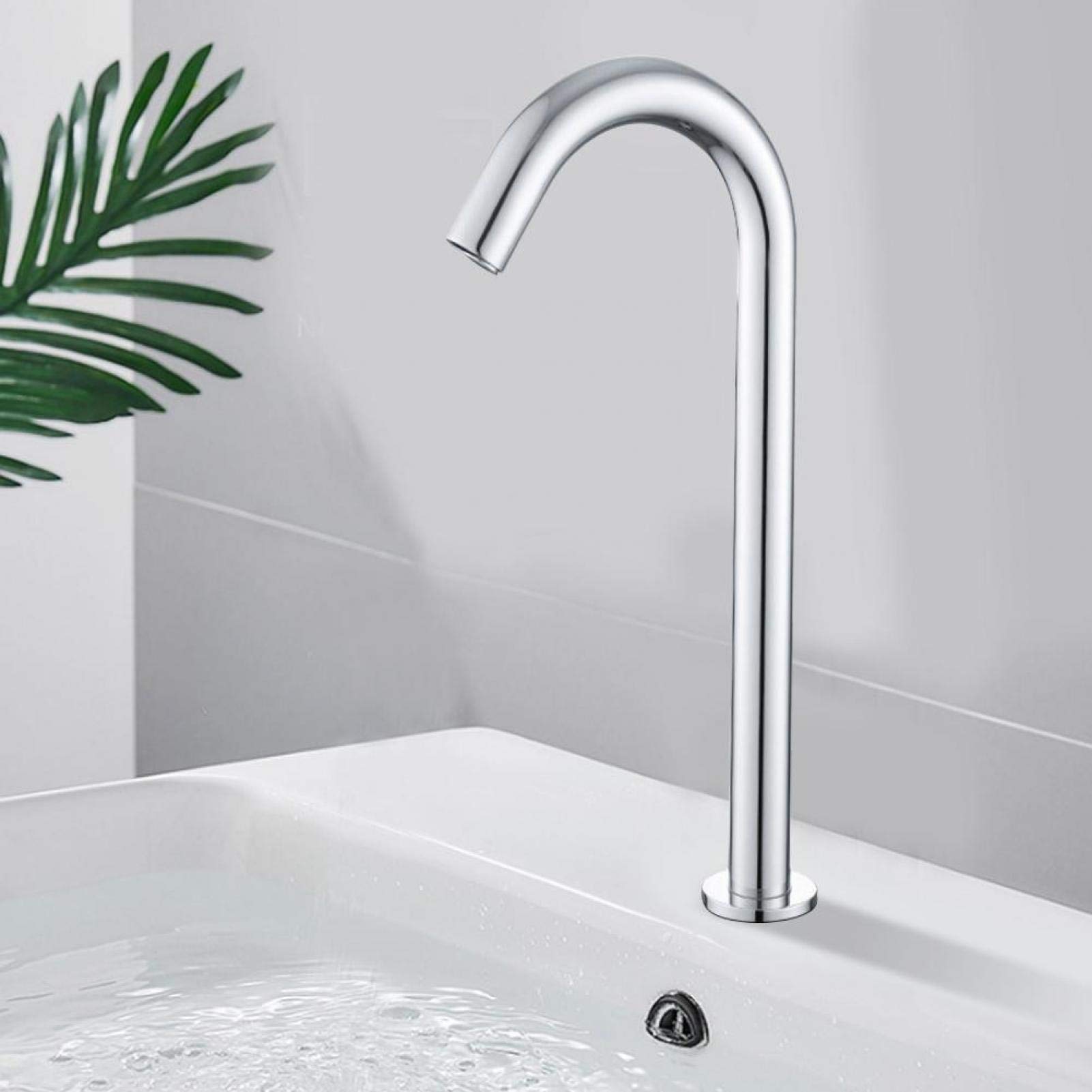 Grifo Automático Infrarrojos, Sensor de Manos Libres, Ahorro de Agua, Fácil Instalación, Ideal para Baño y Cocina