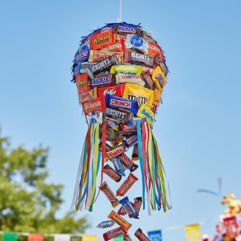 Assorted Chocolate Candy Variety Pack Bulk 2lb - Bulk Chocolate Individually Wrapped Candy Assortment - Bulk Candy for Party Favors, Gift Bags & Office Snacks - 2 Pounds