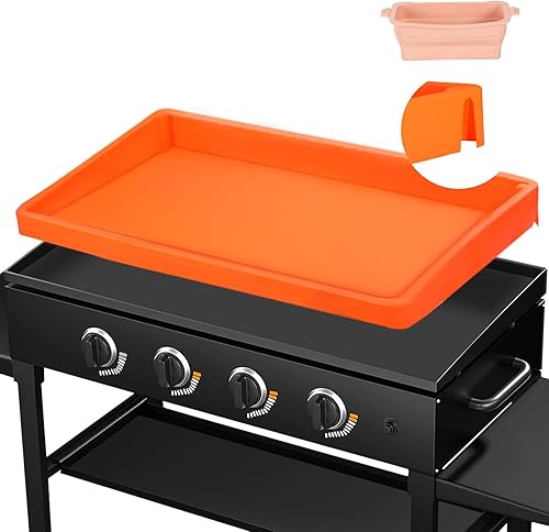 Blackstone - Cubierta para parrilla de 36 pulgadas, cobertura completa viene con forros para tazas de grasa, alfombrilla de silicona resistente de