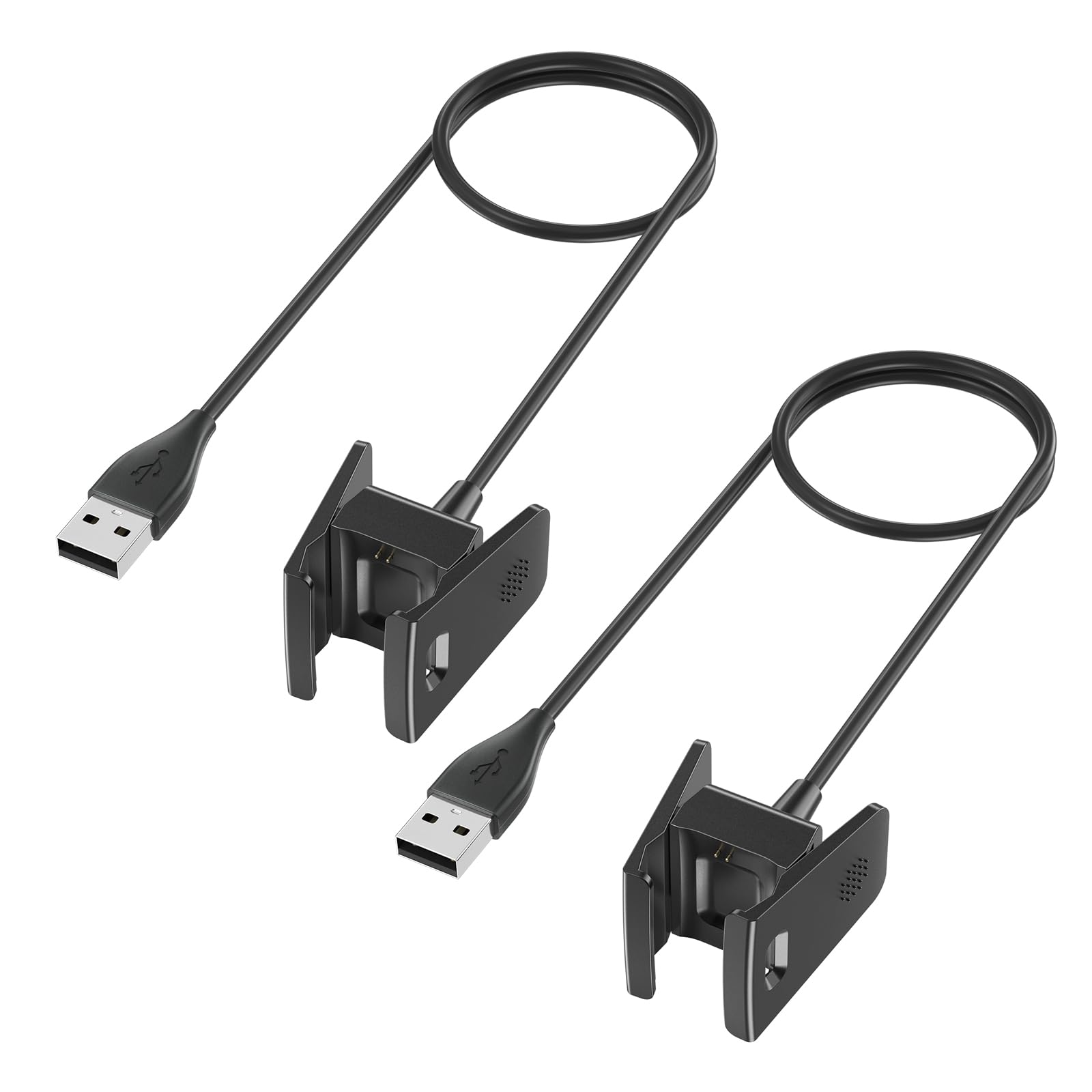Oumida Charger for Fitbit Charge 2 Replacement USB Charging Cable (2 Pack) 1.6ft Durable Portable Charging Dock Cord for Fitbit Charge 2 Accessories