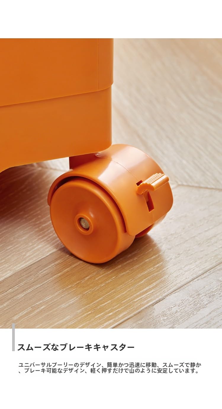 Amazon.co.jp: WNRJ ボビーワゴン レプリカ 回転式 手押し ウッド