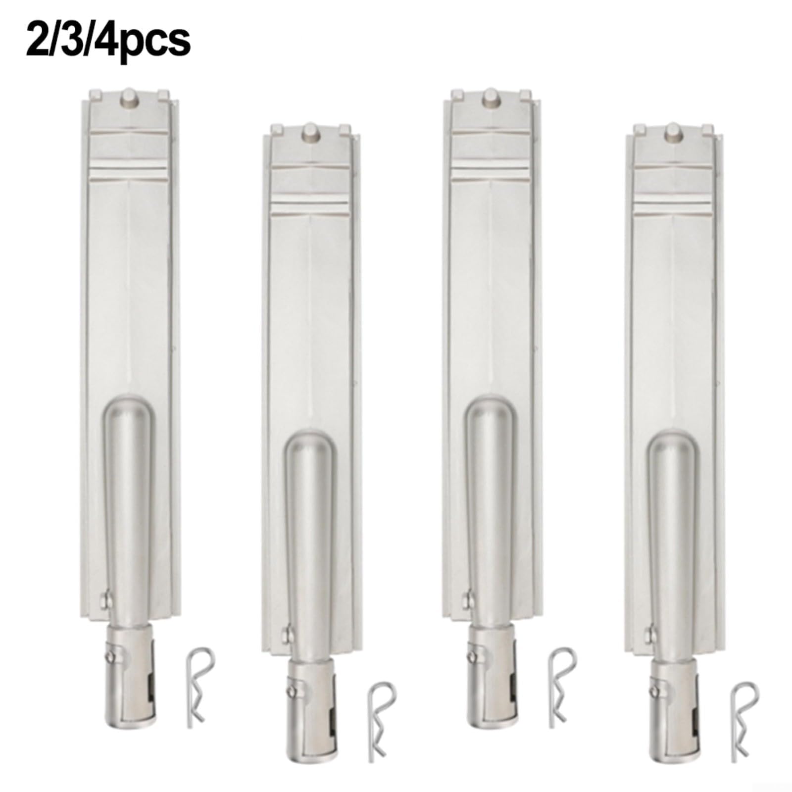 Bruciatore per barbecue in acciaio inox, 40,6 x 7,9 x 5,3 cm, per CIT CIT-SS 23301 16516 26106 44305 griglie 304 materiale propano e gas naturale compatibile (4 pezzi)