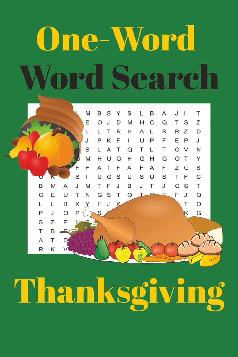 One-Word Word Search Thanksgiving (Holiday One-Word Word Search)