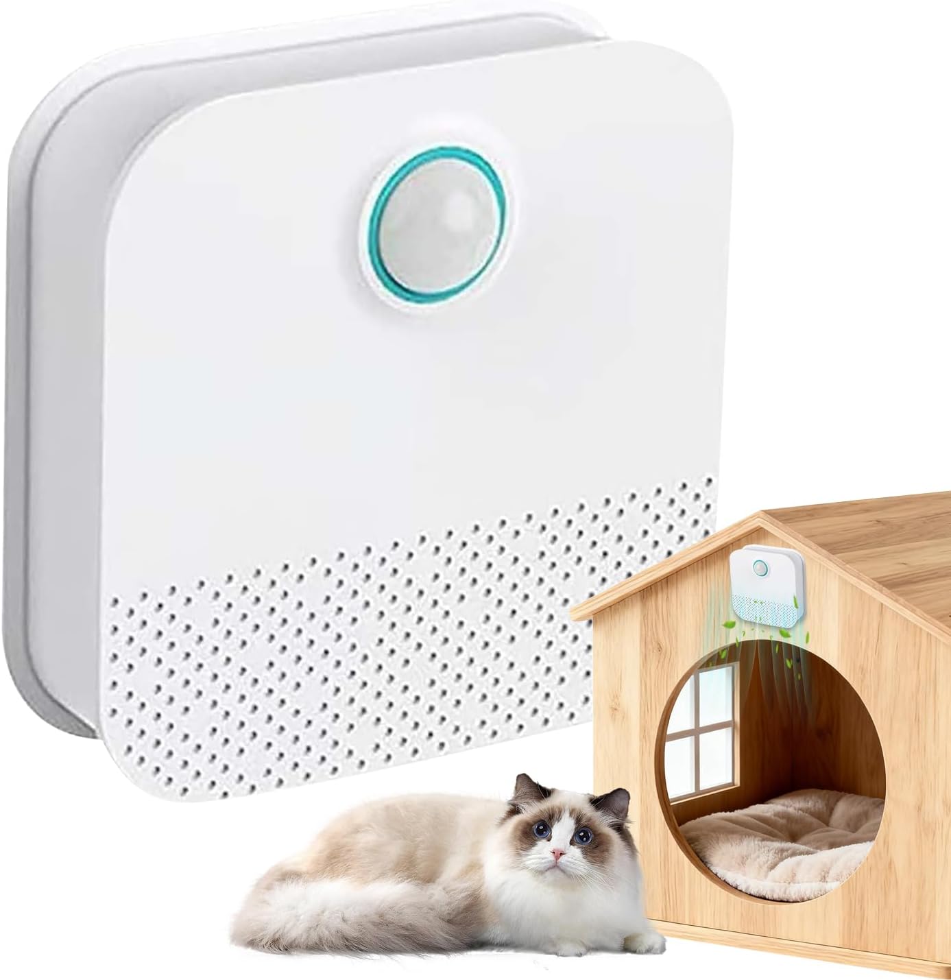 Deodorizer For Cats | Safe Air Purifier | Air Freshener For Litter Tray With Auto Sensor,For Home Indoor And Furniture Surfaces