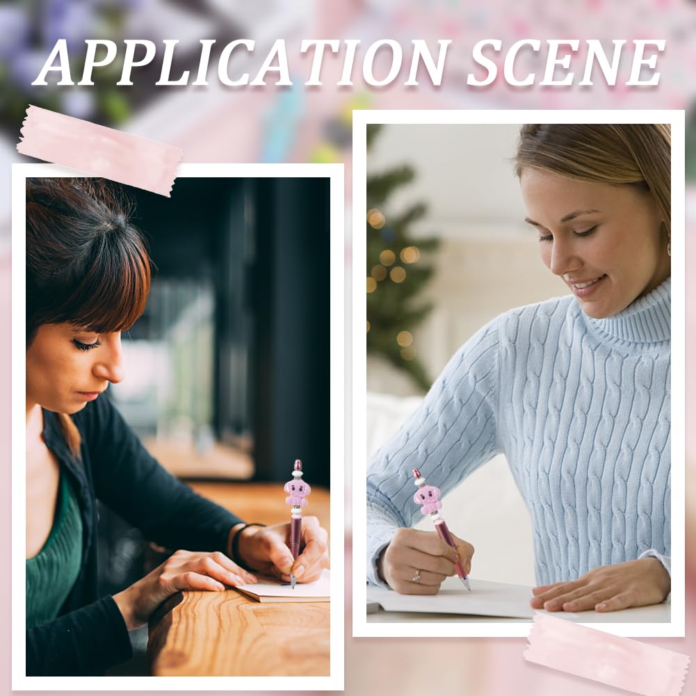 LIYDE Lot De 30 Perles En Silicone Colorées En Forme De Tête