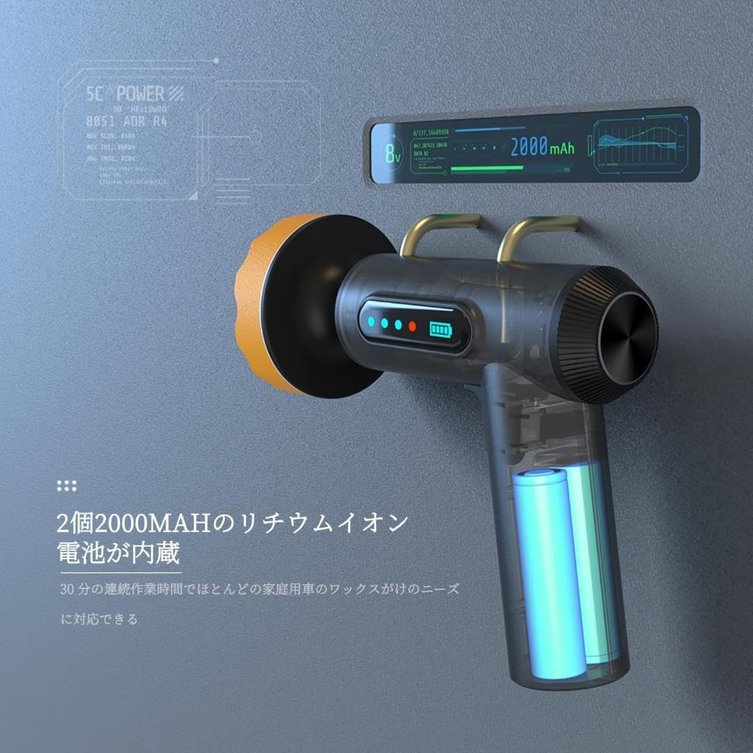 Amazon.co.jp: 使いやすいポリッシャー 車 バフ 75mm USB充電 