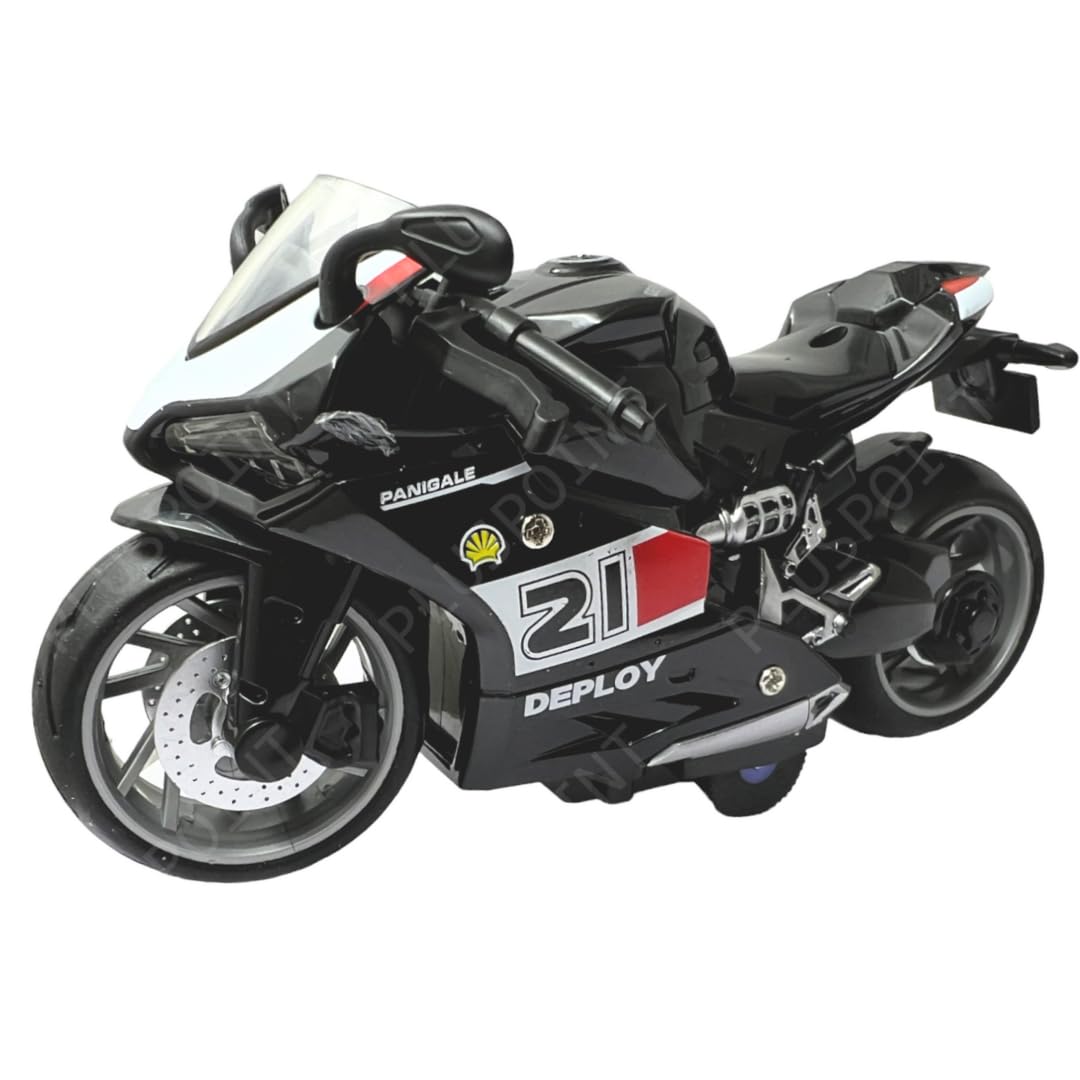 PLUSPOINT Diecast H2R Motorcycle Toy Bike 1:10 Scale Model Vehicles Alloy Simulation Super Bike Also for Car Dashboard Adult Alloy Motorbike Toy Simulation Model Vehicle Toy Street Machine Kids Gift — Amazon image 20
