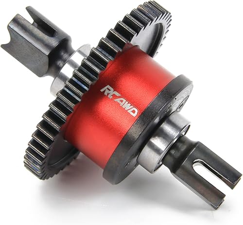 RCAWD Juego de dificultad central con 40CrMo Main Diff Gear 50T Spiral para actualizaciones ARRMA 6S, 1/7 infracción de equipo de bomberos delito