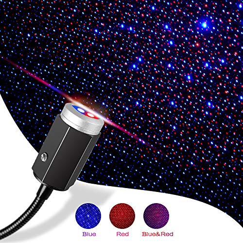 USB Night Light Star Projector,3 Colors - 7 Lighting Effects,Adjustable Multiple Modes Lighting Styl - //coolthings.us