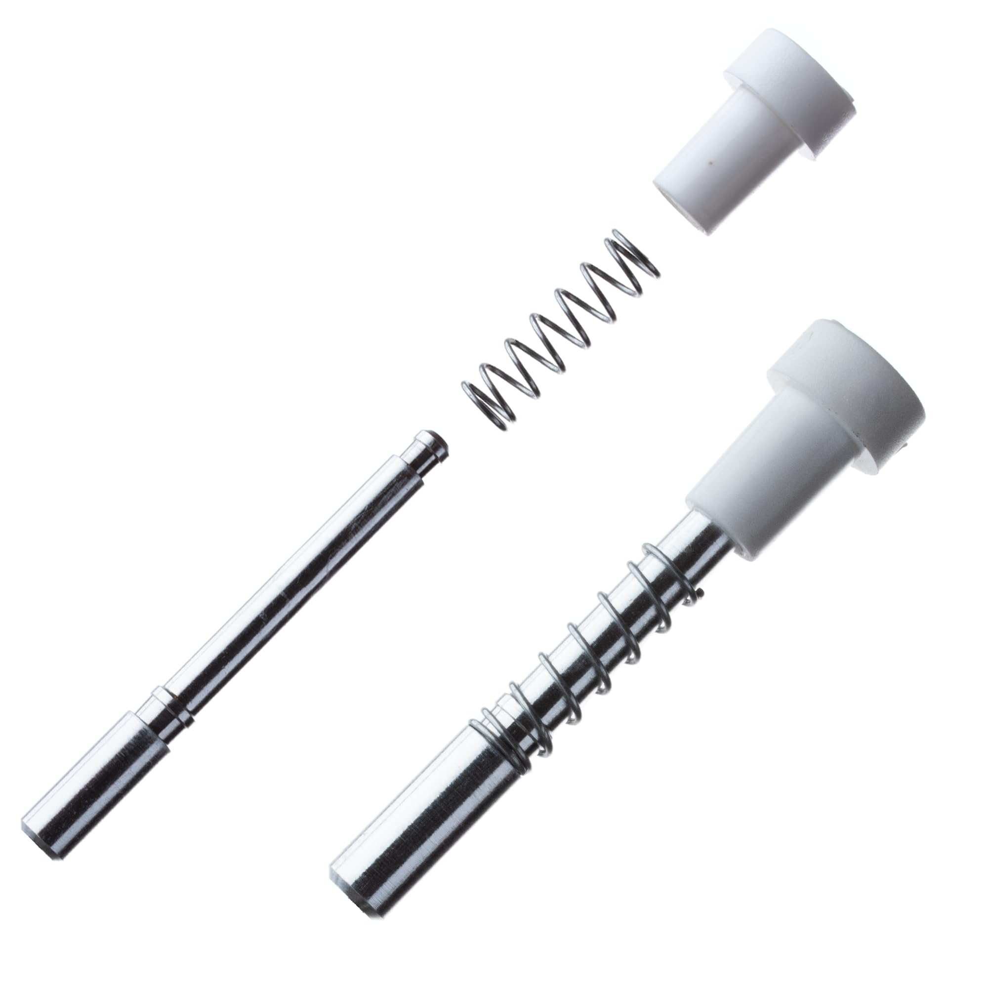 25 Pack - American Made Window Screen Clips – Aluminum Replacement Spring Plunger Pins, Frame Latch Lock Bolts, Pull Pin Fastener Parts, Secure Window Screens