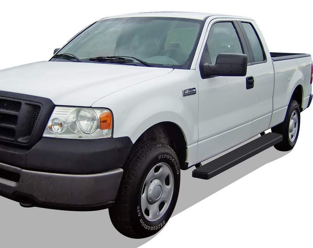 F-150 5-Inch IStep Running Boards; Black (04-08 F-150 SuperCab) - Free Shipping