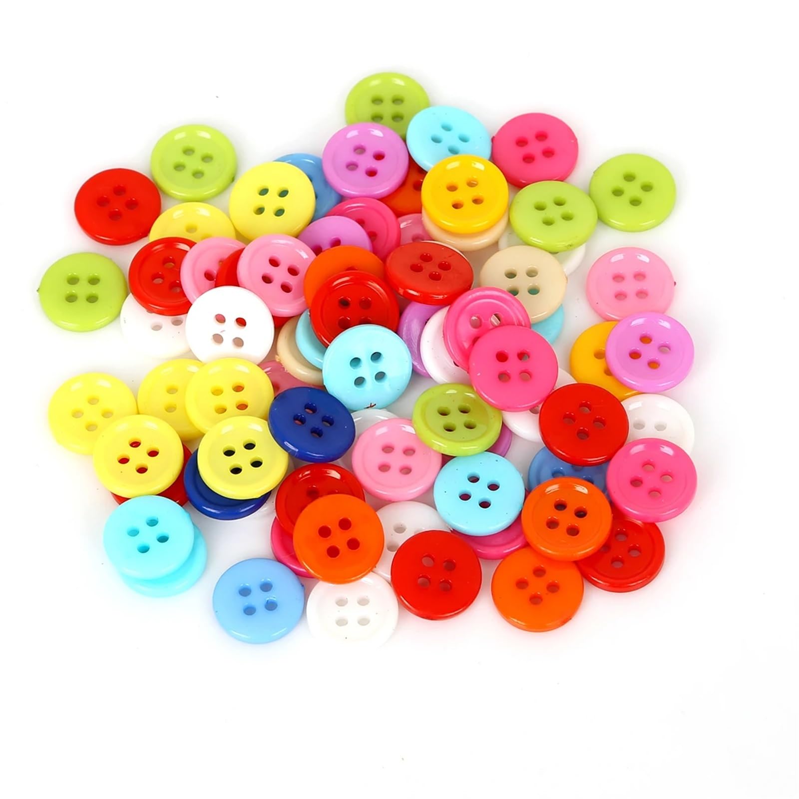 bottoni, Bottoni Da Cucire In Resina Confezione 700 Pezzi Diverse Dimensioni(10mm 100pcs)