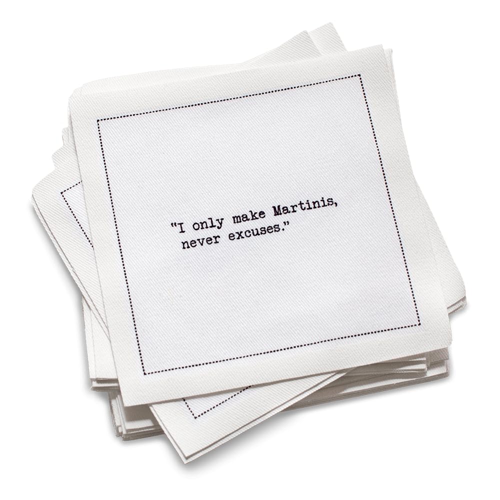 Five Star Napkins Servilletas de cóctel de algodón blanco, servilletas de bebidas, servilletas de bar, servilletas de tela, servilletas de fiesta, eventos, vacaciones, bodas, cumpleaños, 4.5 x 4.5