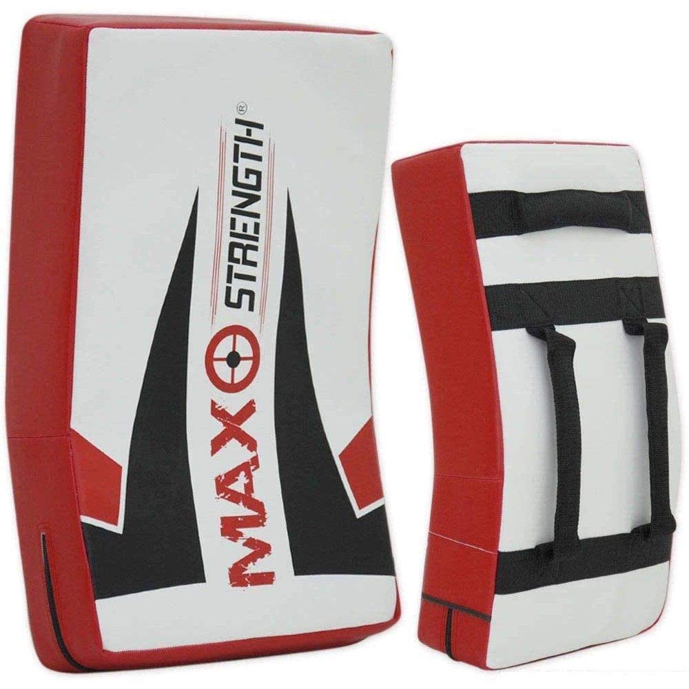 Kick Strike Shield for Kickboxing Training | Curved Muay Thai Kicking Pad, Strike Body Shield | Great for MMA, Martial Arts, Karate Workout Max Printed (Single)