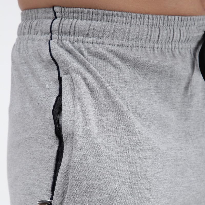 Image of Amul Comfy Men's Track Pant | Super Combed Cotton Rich Blend | Adjustable Drawstring Closure | Slim Tailored Fit | Soft Comfortable Everyday Bottom Wear | Color May Vary (Pack of 1)