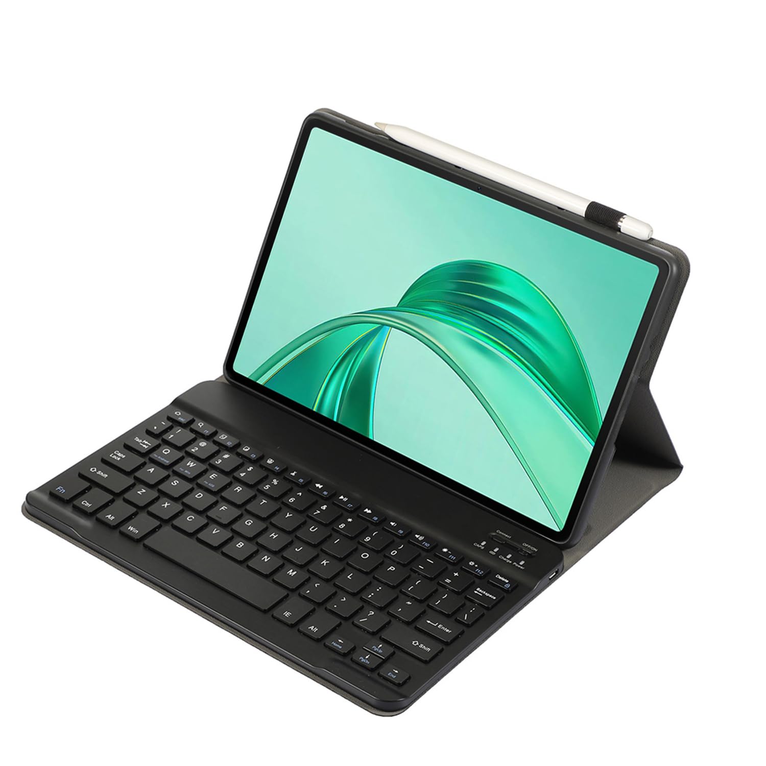 Funda Teclado para Honor Pad X8a 11" Teclado Wirless Magnético Desmontable Inalámbrico QWERTY para Honor Pad X8a 11 Pulgadas 2024 (Negro)