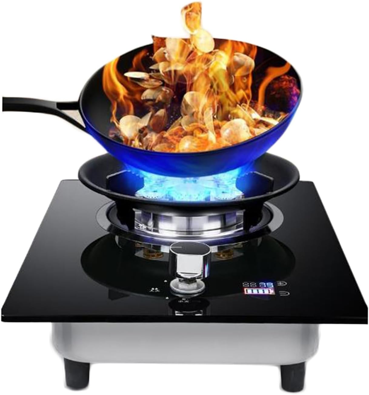 Estufa de Gas 1 Puesto 41 cm con Temporizador y Protección de Apagado