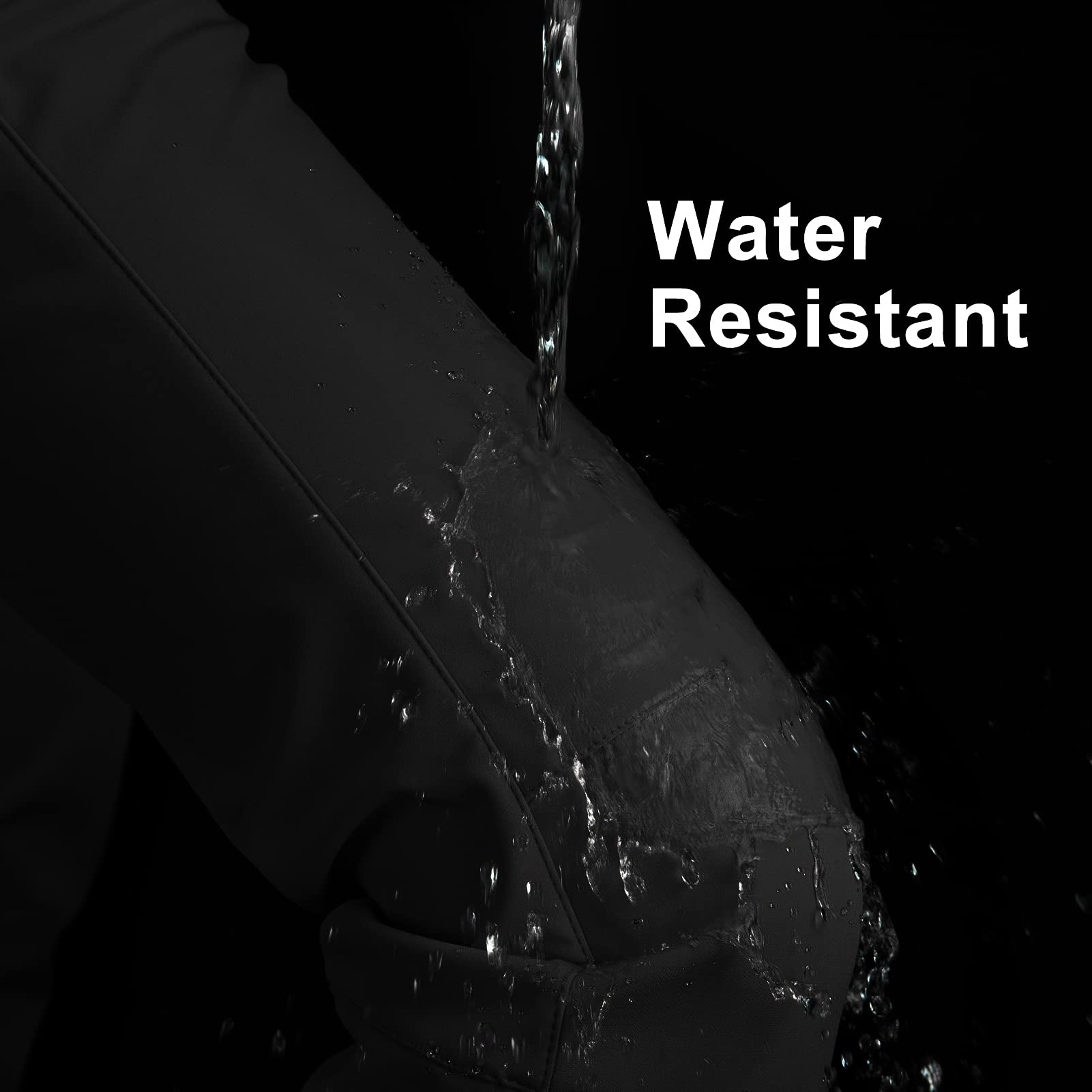 33,000ft Pantalones de esquí para mujer, pantalones con tirantes, impermeables, resistentes al viento, de softshell, cálidos, forrados, para nieve, snowboard, esquí o senderismo, Negro , L