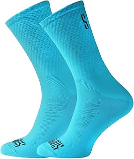 Anuncio patrocinado: Support Calcetines de Ciclismo para Hombres, tecnología Transpirable, Fibra Antideslizante, Divertido...