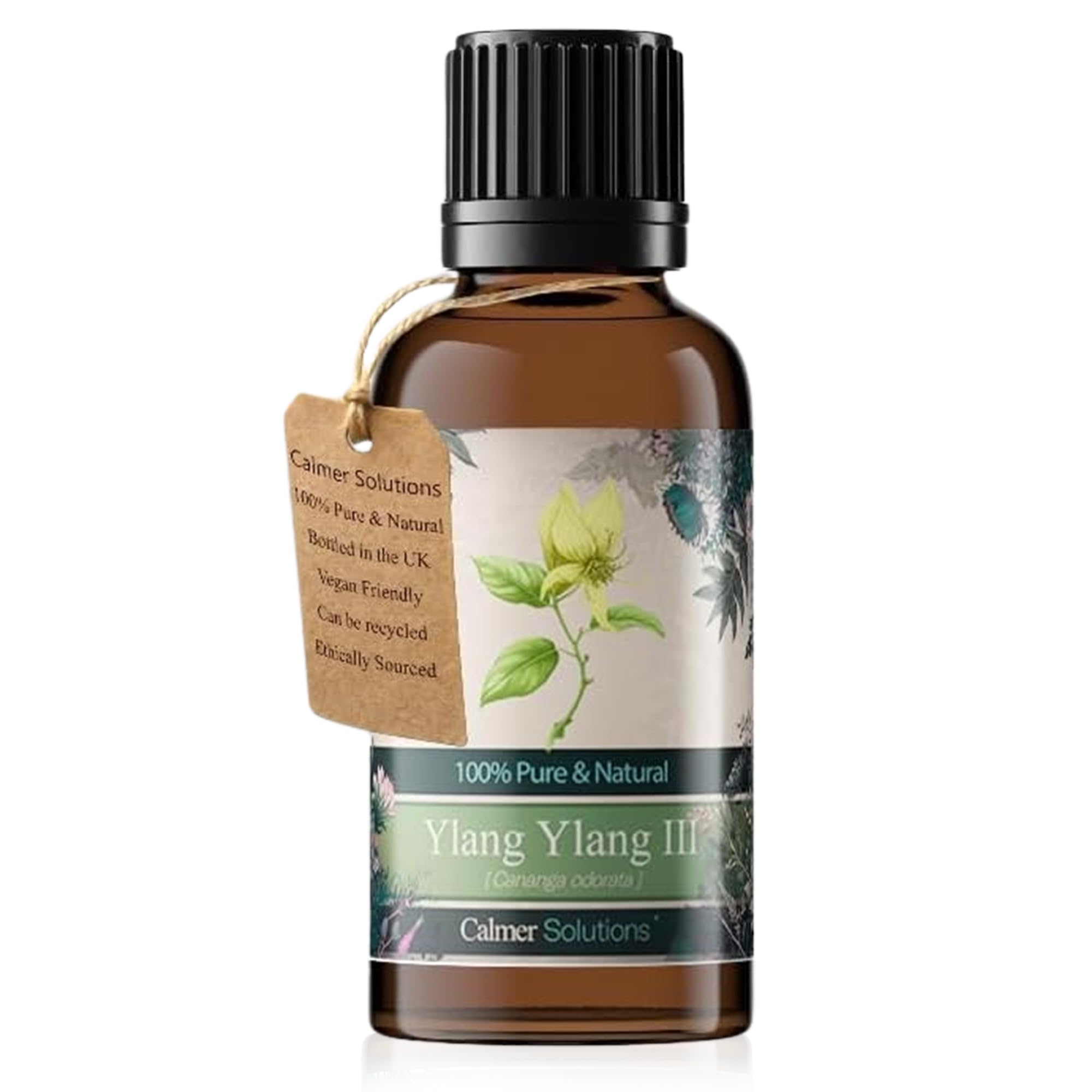 Calmer Solutions Pale Yellow Ylang Ylang Extra Essential Aromatherapy Oil 30Ml