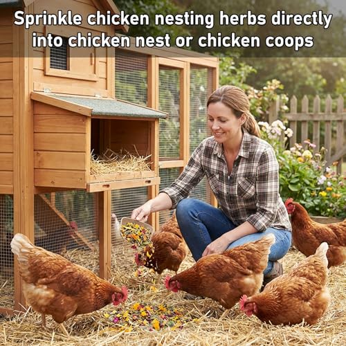 Image of MAQIHAN 15oz Chicken Nesting Herbs - Natural Dried Poultry Herbs for Coop