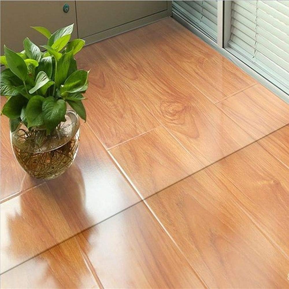 Alfombrilla para silla para suelos duros PVC 1,5 mm, transparente y antideslizante, base para silla de oficina antideslizante, alfombrilla protectora para suelos duros (110x160cm(43.31x62.99in))