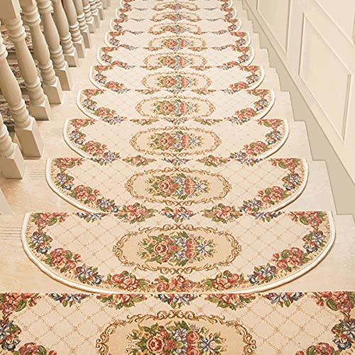 Alfombras antideslizantes escaleras con base autoadhesiva lavable 15uds 2