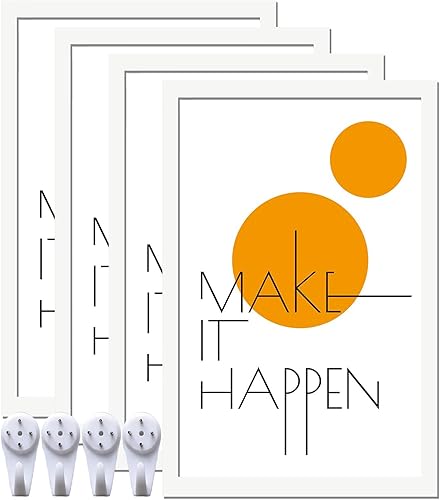 Vista 70 de Juego de 4 portarretratos de 18 x 24 pulgadas, marco negro de 18 x 24 pulgadas, marcos de fotos de lienzo para pared, de 18 x 24 pulgadas