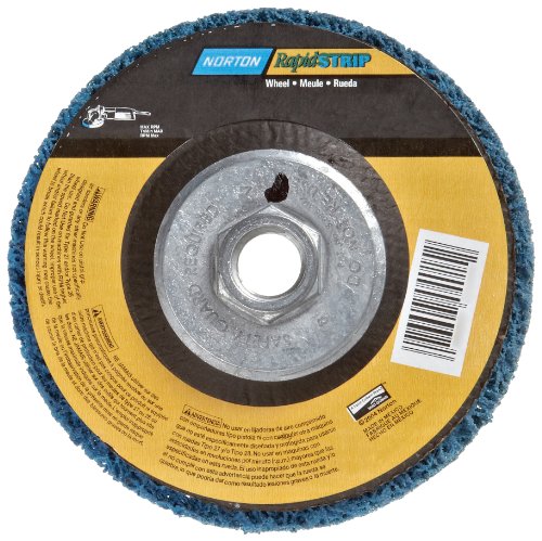 Norton Non-Woven Depressed Center Rapid Strip Wheel, 4-1/2