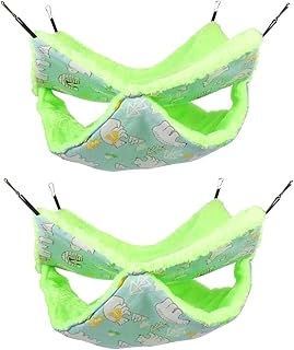 Didiseaon 2 Peças Brinquedos Para Hamster De Rede Para Animais De Estimação Rede De Parede Para Hamster Mamãe Surpresa Porquinhos Da Índia Gaiola Para Hamster Brinquedos Para Porquinhos Da