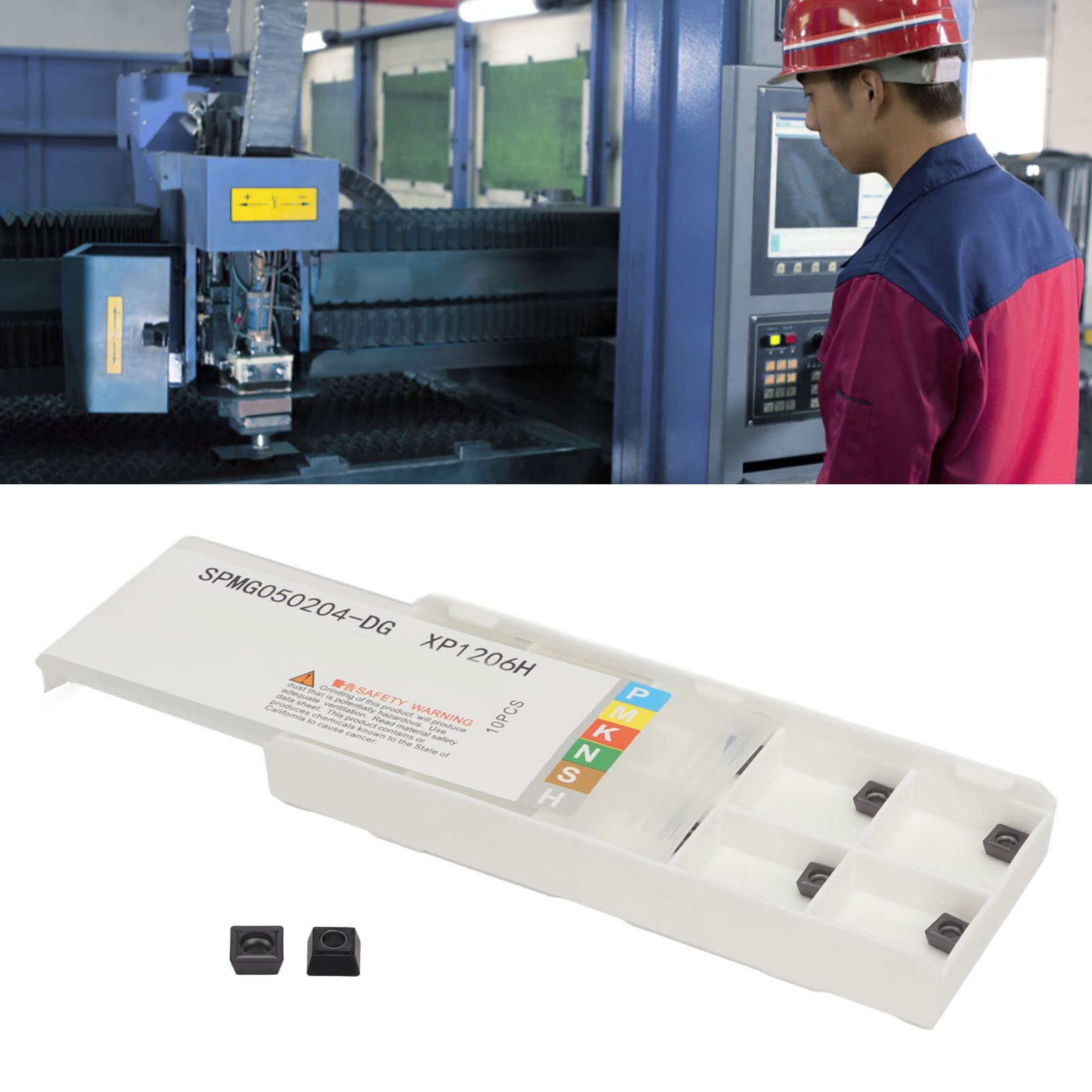 Insertos de carburo Herramientas de corte de torno de alto rendimiento para fresadora CNC (SPMG050204-DG)