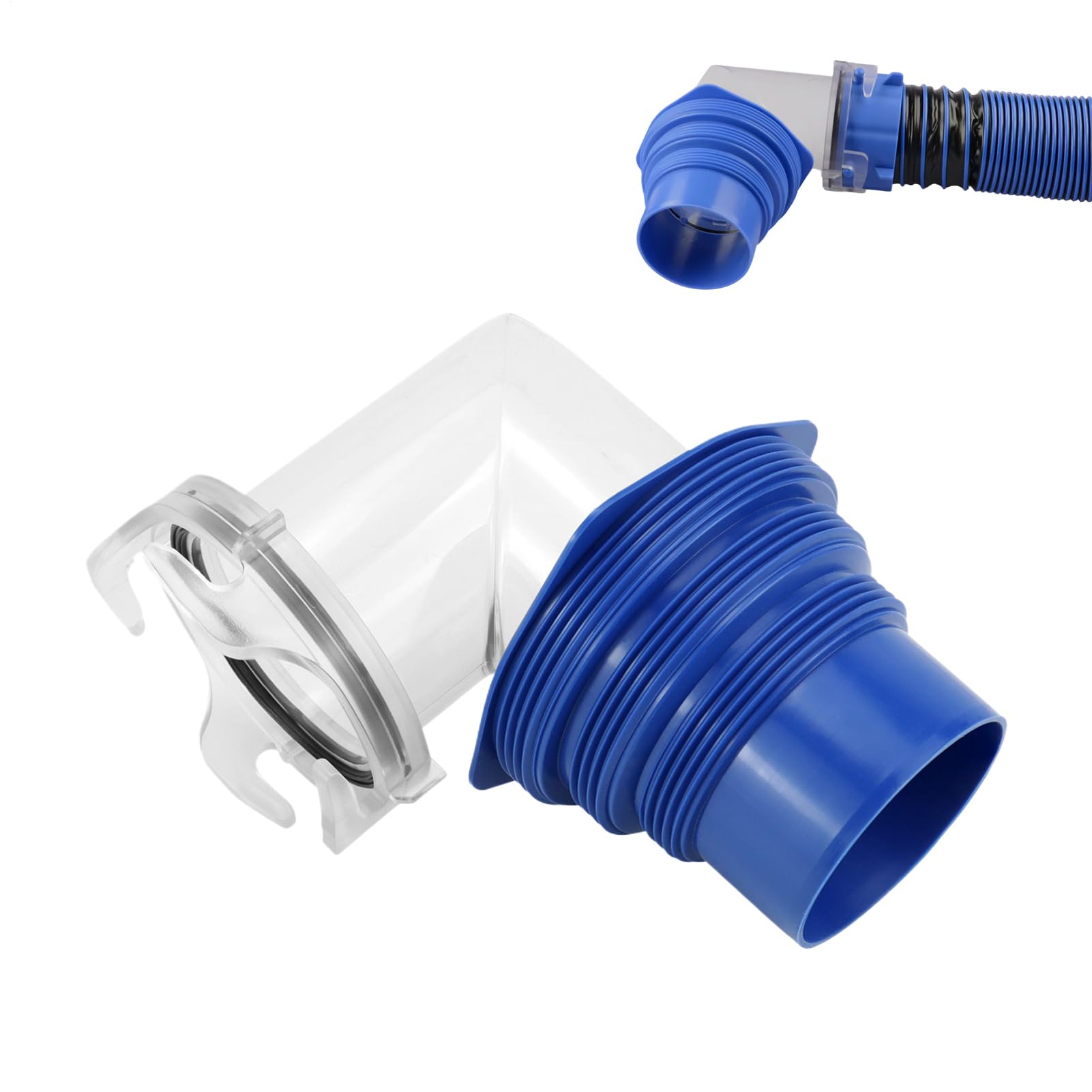 Codo de alcantarillado para caravana evita fugas y malos olores con adaptador universal de residuos